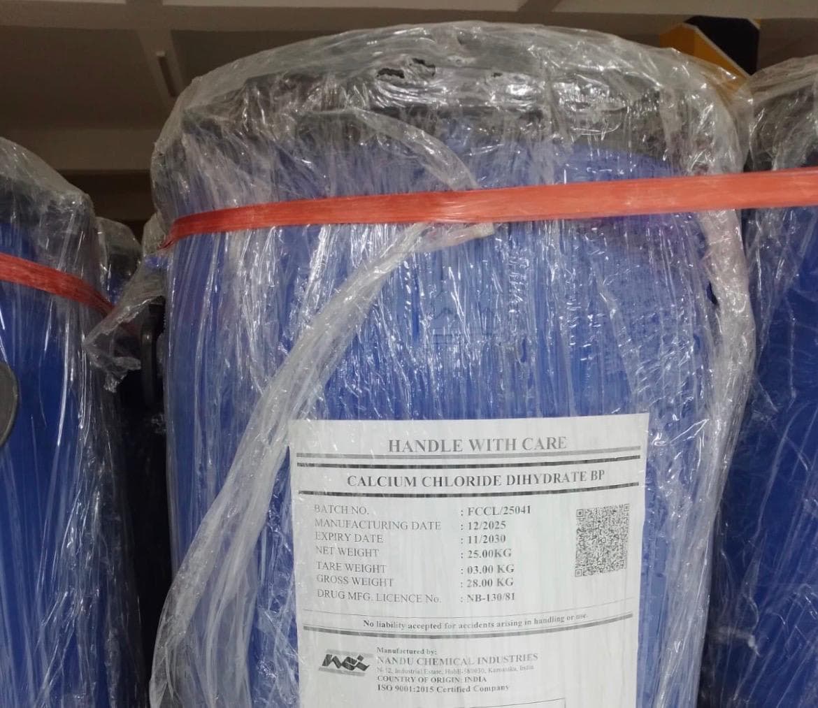 CALCIUM CHLORIDE DHYDRATE BP