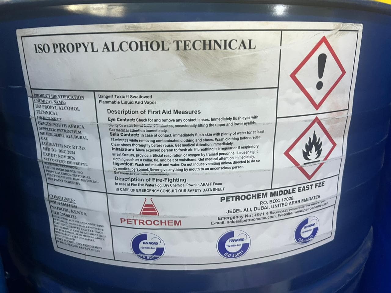 ISO PROPYL ALCOHOL TECHNICAL