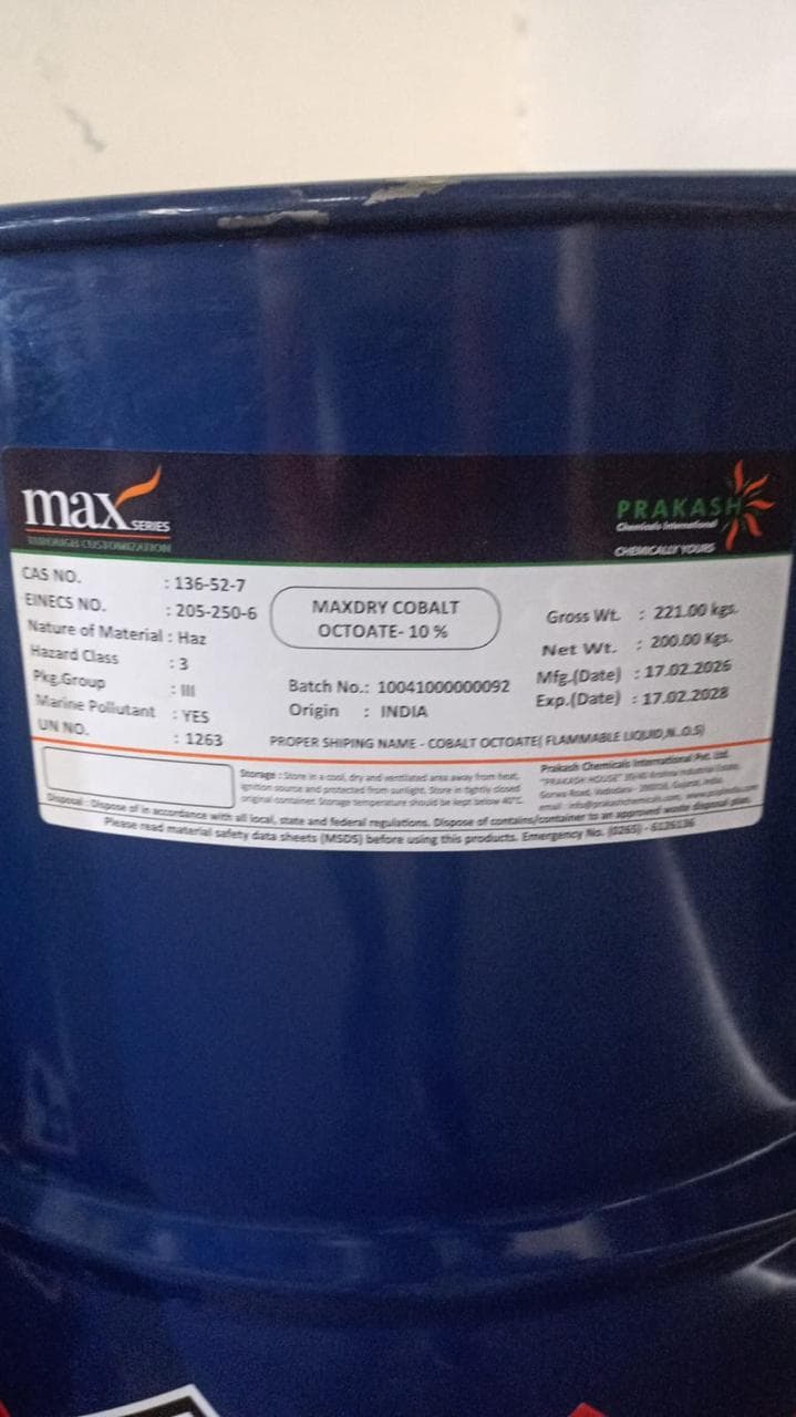 MAXDRY COBALT OCTAATE: 10%
