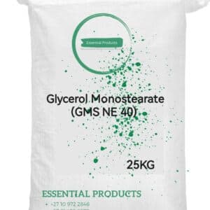 25 kg sack of glycerol monostearate GMS NE 40.