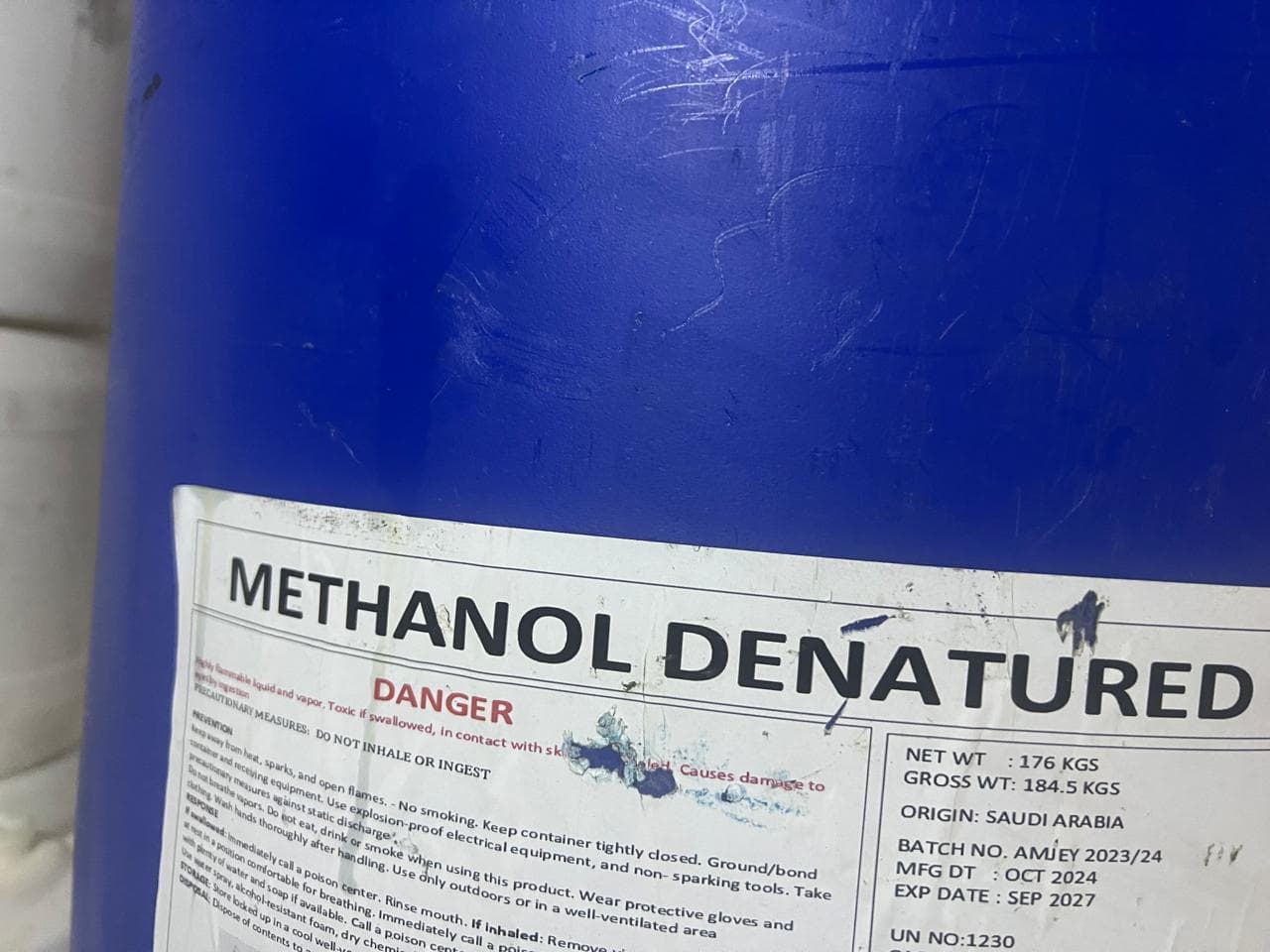 METHANOL DENATURED