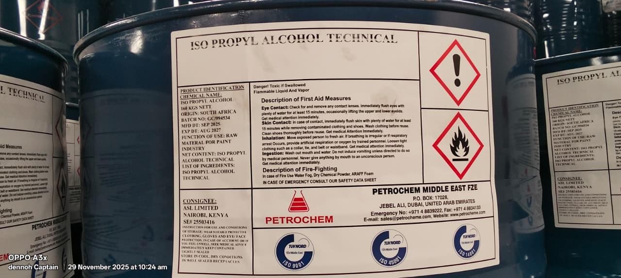 ISO PROPYL ALCOHOL