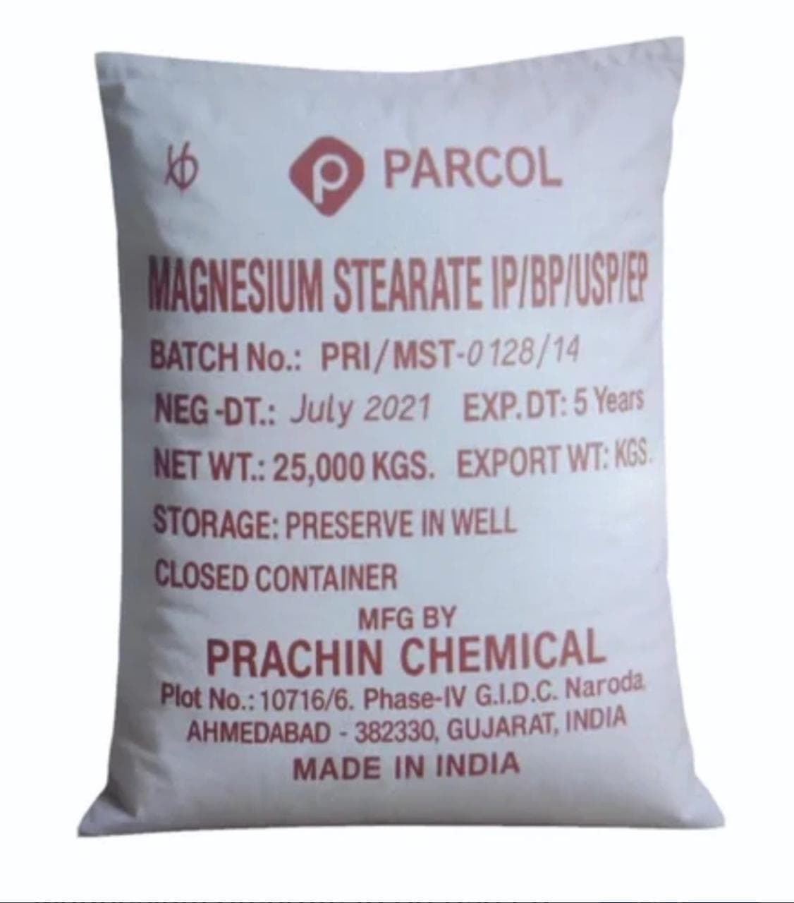 MAGNESIUM STEARATE IP/BP/USP/EP