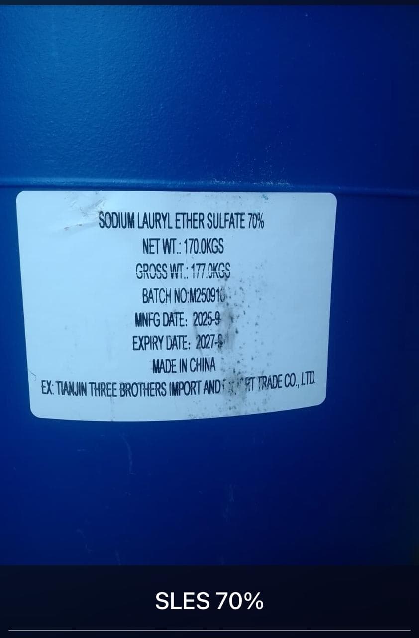SODIUM LAURYL ETHER SULFATE 70%
