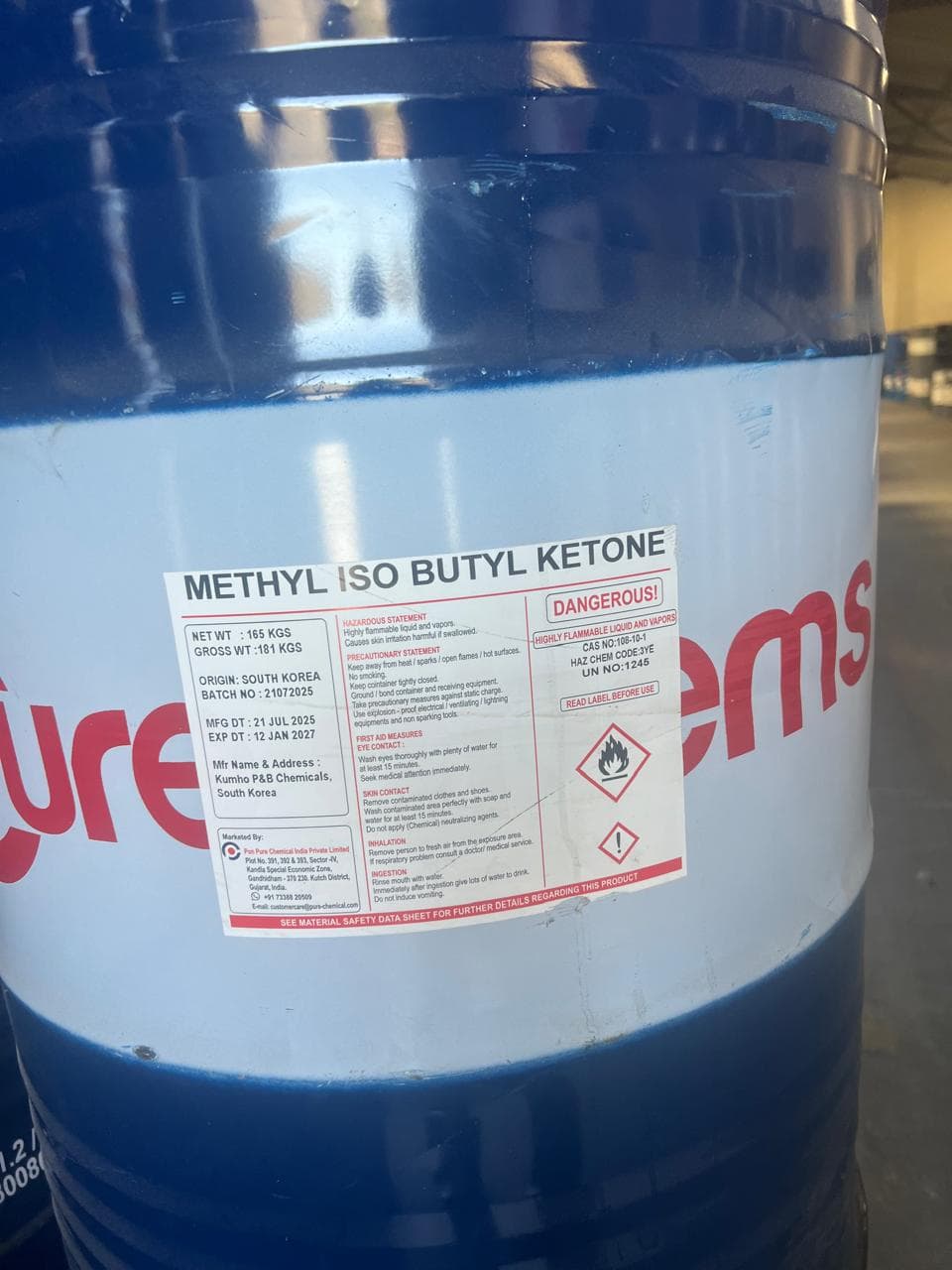METHYL ISO BUTYL KETONE
