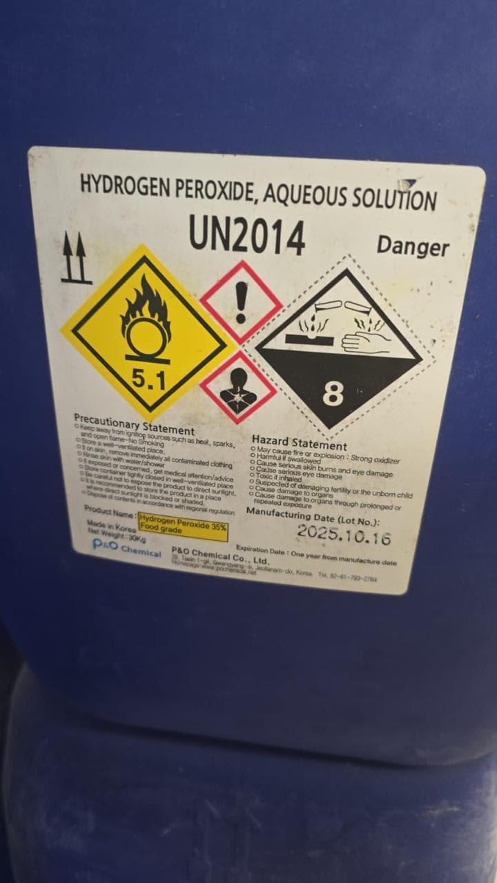 Hydrogen Peroxide, Aqueous Solution