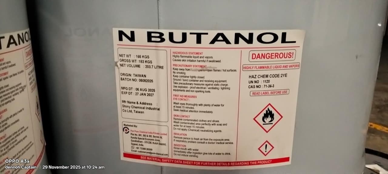 N BUTANOL