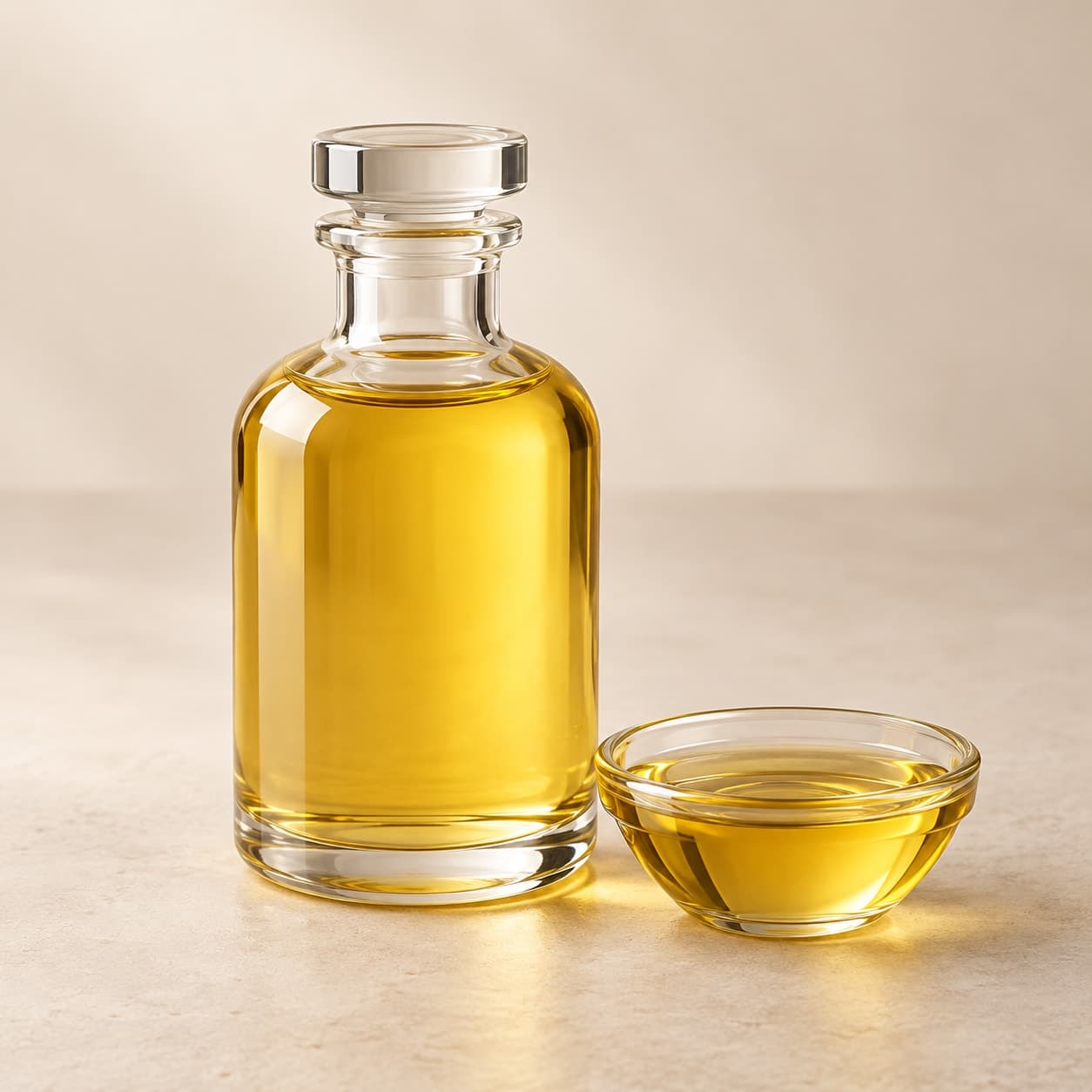 Representative illustration for Almond Oil; actual appearance and packaging must be confirmed.