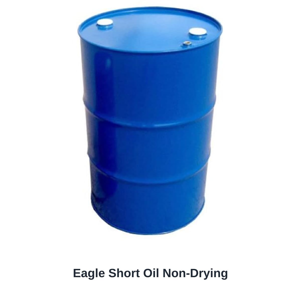 Unbranded photograph of a Eagle Short Oil Non-Drying material sample with a simple product name label.